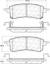 StopTech Sport Brake Pads w/Shims and Hardware - Rear