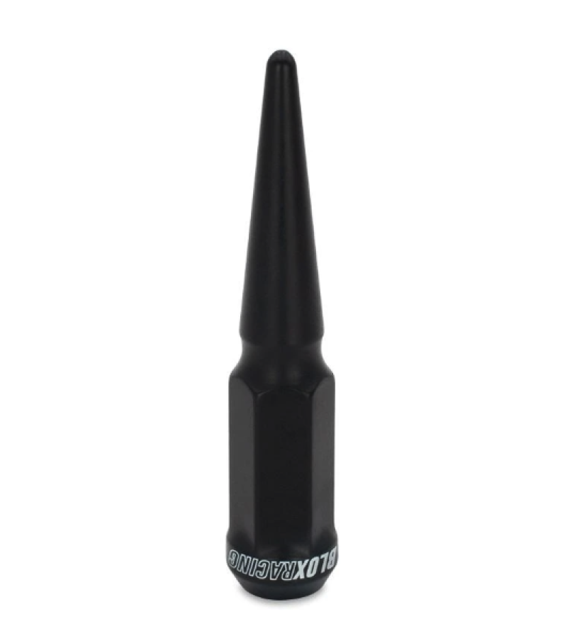 BLOX Racing Spike Forged Lug Nuts - Flat Black 14 x 1.50mm - Single