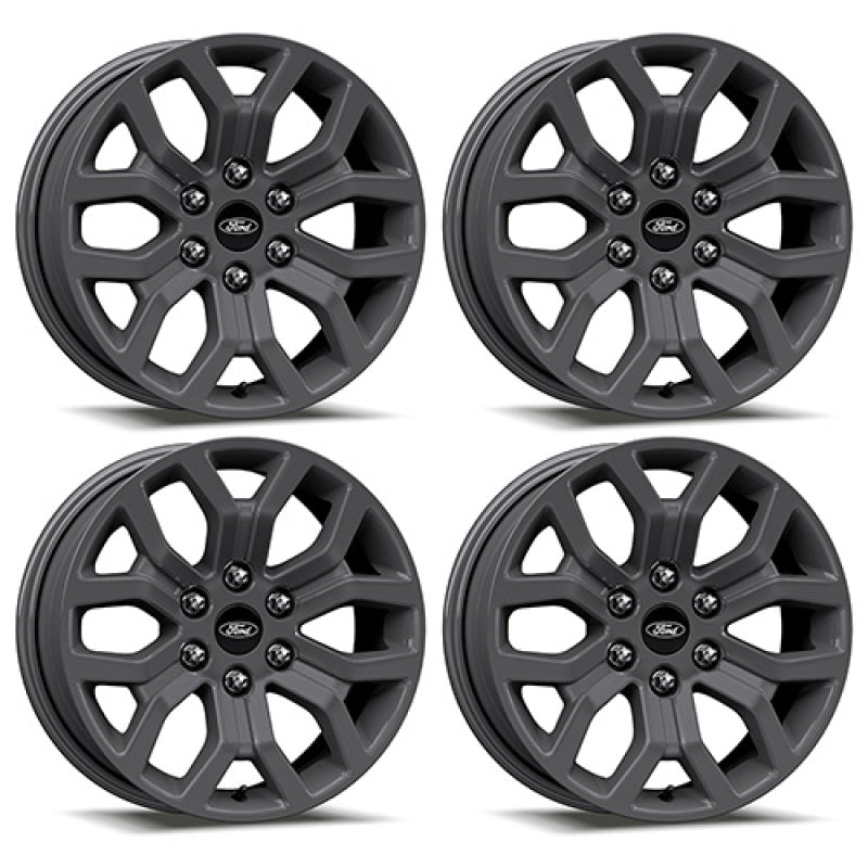 Ford Racing 15-22 F-150 18x7.5in Matte Gray Wheel Kit