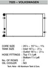 CSF 99-06 Volkswagen Golf/GTI / 99-06 Volkswagen Jetta/GLI Radiator