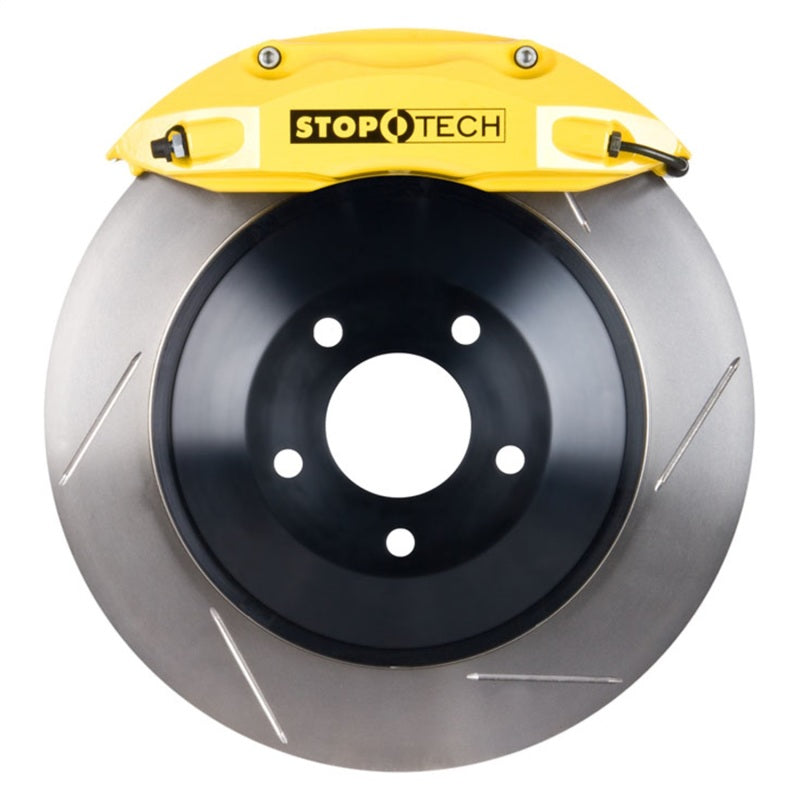 StopTech 05-10 Ford Mustang ST-40 355x32mm Yellow Caliper Slotted Rotors Front Big Brake Kit