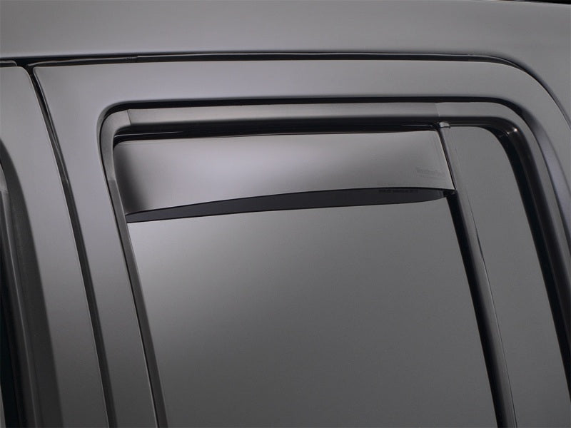 WeatherTech 09+ Acura TSX Rear Side Window Deflectors - Dark Smoke