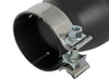 aFe MACH Force-Xp 409 SS Exhaust Tip Black (Left Side) 3in In x 4-1/2in Out x 9in L Clamp-On