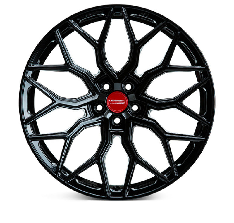 Vossen HF-2 22x10.5 / 5x120 / ET38 / Deep Face / 72.56 - Gloss Black Wheel