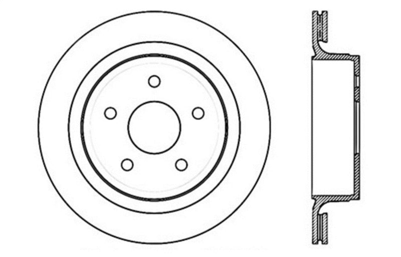 StopTech Drilled Sport Brake Rotor