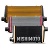 Mishimoto Universal Carbon Fiber Intercooler - Gloss Tanks - 600mm Gold Core - C-Flow - C V-Band