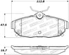StopTech Street Brake Pads - Rear