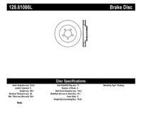 StopTech Power Slot 05-10 Mustang GT V8-4.6L Front Left Drilled Rotor