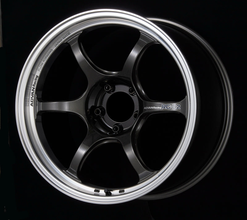 Advan RG-D2 18x8.5 +50 5-114.3 Machining & Black Gunmetallic Wheel