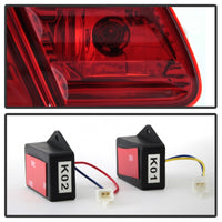 Xtune Mercedes Benz W210 E-Class 96-02 LED Tail Lights Red Clear ALT-CL-MBW210-LED-RC