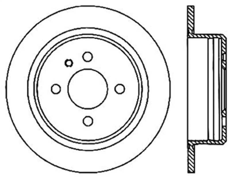 StopTech Drilled Sport Brake Rotor