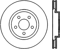 StopTech Sport Slotted (CRYO) 05-19 Chrysler 300 Rear Right Slotted Rotor
