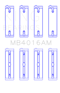 King Engine Bearings Mitsubishi 181CI 3.0L 6G72 V6 (Size +0.25) Main Bearing Set