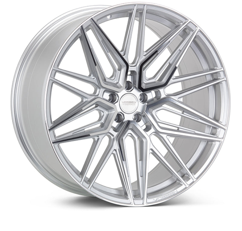 Vossen HF-7 19x8.5 / 5x112 / ET42 / Deep Face / 66.5 - Silver Polished Wheel