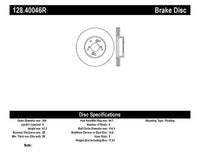 StopTech 99-08 Acura TL (STD Caliber) / 01-03 CL / 04-09 TSX Cross Drilled Right Front Rotor