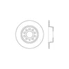 Stoptech 10-13 VW Golf/GTI/Jetta w/ 272mm Rear Disc Rear Premium High Carbon Cryo Brake Rotor