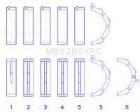 King Engine Bearings Ford 4.6L/5.4L V8 SOHC Performance Coated Main Bearing Set - Size STD