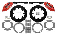 Wilwood 17-21 Can-Am X3RS Red 6-Piston Rear Kit 11.25in - Undrilled Rotors