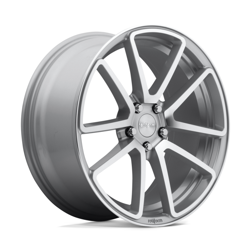 Rotiform R120 SPF Wheel 19x8.5 5x114.3 38 Offset - Gloss Silver Machined