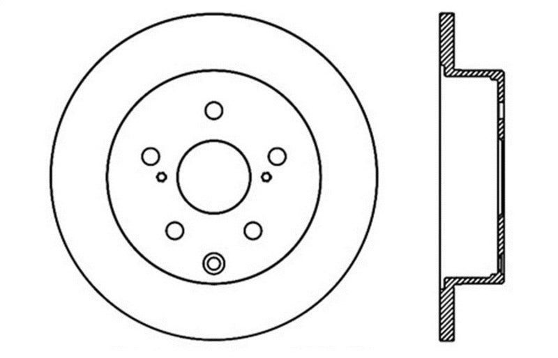 StopTech Drilled Sport Brake Rotor