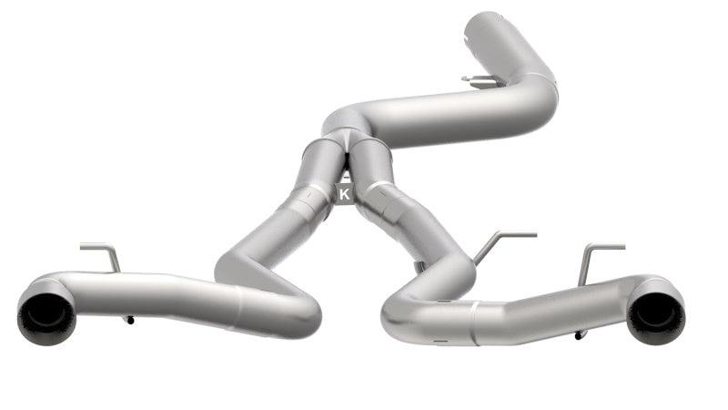 Kooks 2020 Toyota Supra 3.5in x 3in SS Muffler Delete Catback Exhaust w/Polished Tips