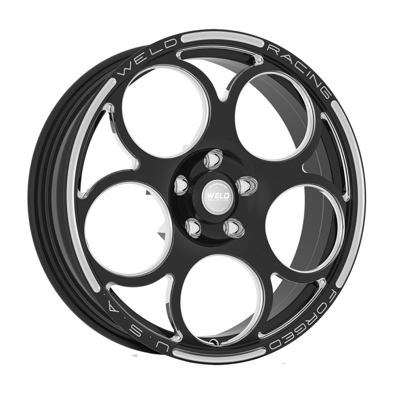 Weld Magnum 2.0 18x6 / 5x4.5 BP / 3.2in. BS Black Wheel - Non-Beadlock