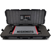 Mishimoto Universal Carbon Fiber Intercooler - Matte Tanks - 600mm Silver Core - S-Flow - BL V-Band