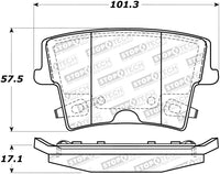 StopTech Sport Brake Pads w/Shims and Hardware - Front