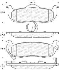 StopTech Street Select Brake Pads - Front