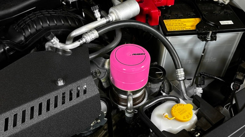 PERRIN 15-25 Subaru WRX & 13-25 BRZ/FR-S/86/GR86 Oil Filter Cover - Hyper Pink