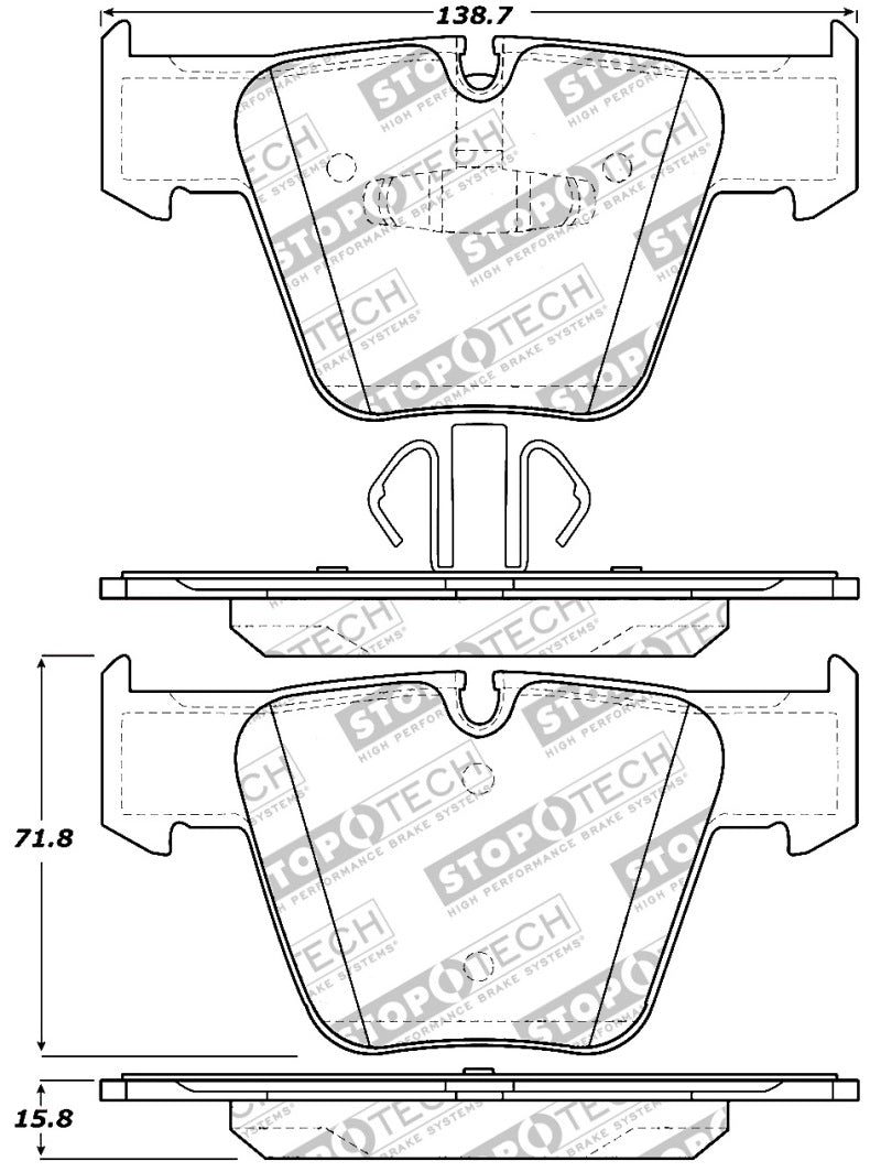 StopTech Performance Brake Pads