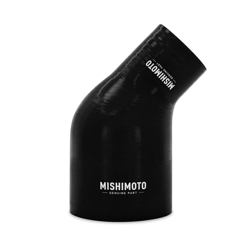 Mishimoto Silicone Reducer Coupler 45 Degree 2.5in to 4in - Black