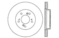 StopTech 97-01 Acura Integra Type R / 97-01 Honda CR-V Slotted & Drilled Right Front Rotor