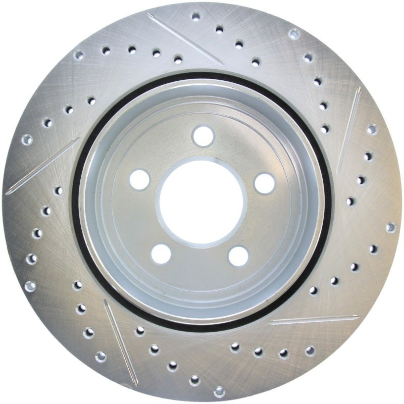 StopTech Select Sport 2011-2012 Dodge Challenger RT Drilled and Slotted Rear Right Brake Rotor