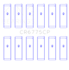 King Engine Bearings 01-06 Nissan 3.5L VQ35DE Connecting Rod Bearing Set (6 Pairs)