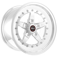 Weld Weldstar 15x10 / 5x4.75 BP / 6.5in. BS Polished Wheel - Non-Beadlock