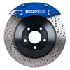 StopTech 05-14 Ford Mustang ST-40 Blue Calipers 355x32mm Drilled Rotors Front Big Brake Kit