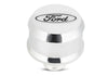 Ford Racing Slant Edge Breather - Chrome