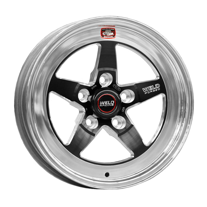 Weld S71 15x15.33 / 5x4.75 BP / 7.5in. BS Black Wheel (Low Pad) - Non-Beadlock