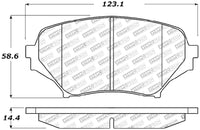 StopTech Performance 06-08 Mazda Miata MX-5 Front Brake Pads