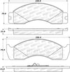 StopTech Sport Brake Pads w/Shims - Front