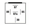 Hella Relay Mini Iso 5 Pole 24V Spdt Bkt