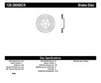 StopTech 11-15 Jeep Grand Cherokee Front Right Drilled Sport Brake Cryo Rotor (Excludes SRT8)