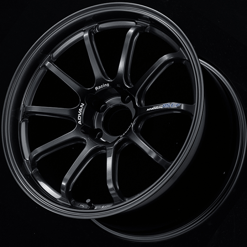 Advan RS-DF Progressive 19x8.0 +48 5-112 Racing Titanium Black Wheel