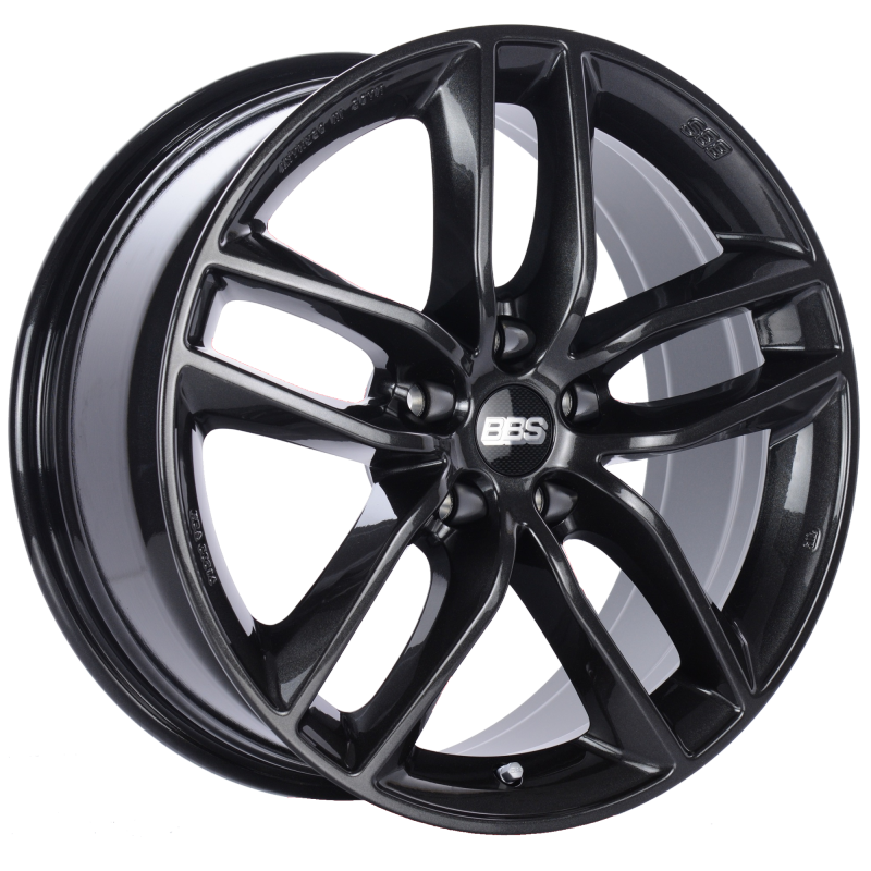 BBS SX 18x8 5x120 ET30 Crystal Black Wheel -82mm PFS/Clip Required