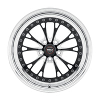 Weld Vitesse 17x10 / 5x4.5mm BP / 8in. BS Low Pad Black Wheel - Polished Non-Beadlock