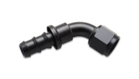 Vibrant Push-On 60 Degree Hose End Elbow Fitting Size -12AN