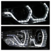 Spyder 12-14 BMW F30 3 Series 4DR Projector Headlights - LED DRL - Smoke (PRO-YD-BMWF3012-DRL-SM)
