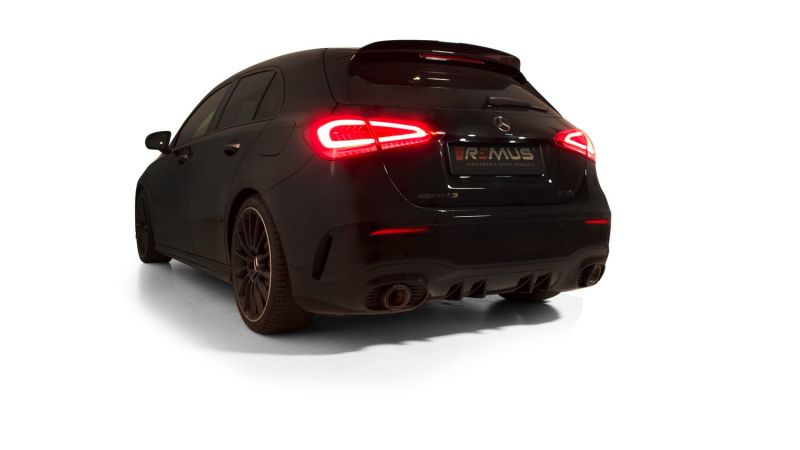 Remus 2019 Mercedes A35 AMG Hatchback 2.0L Turbo (w/GPF) Axle Back Exhaust (Tail Pipes Req)