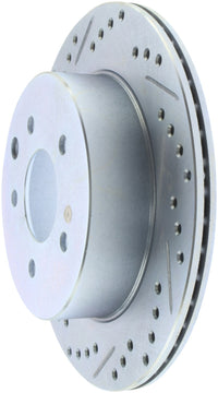 StopTech Select Sport Nissan Slotted and Drilled Right Rear Rotor